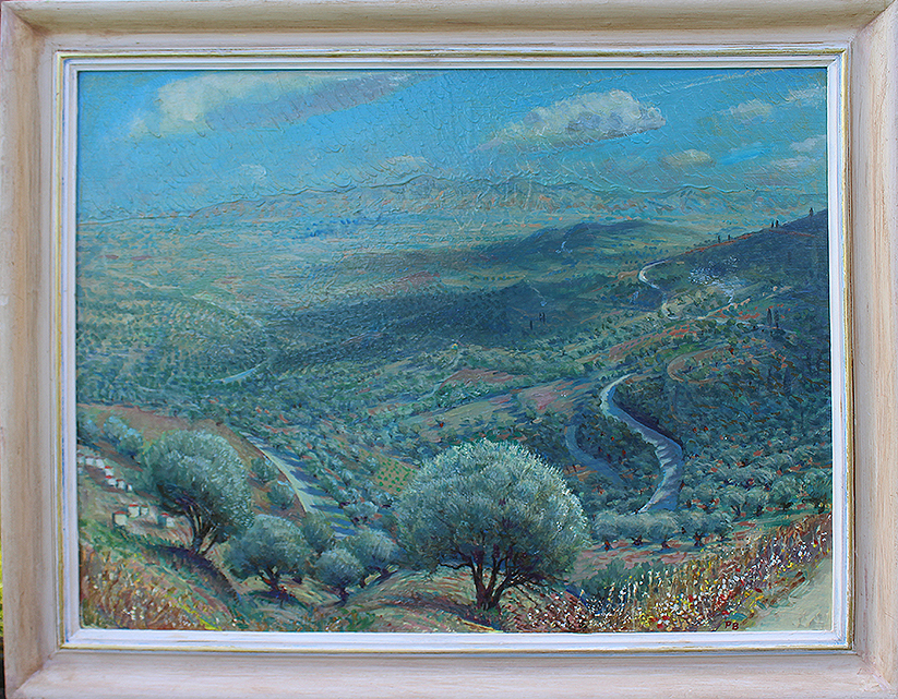 ‘LOOKING SOUTH FROM CENTRAL CRETE‘ 